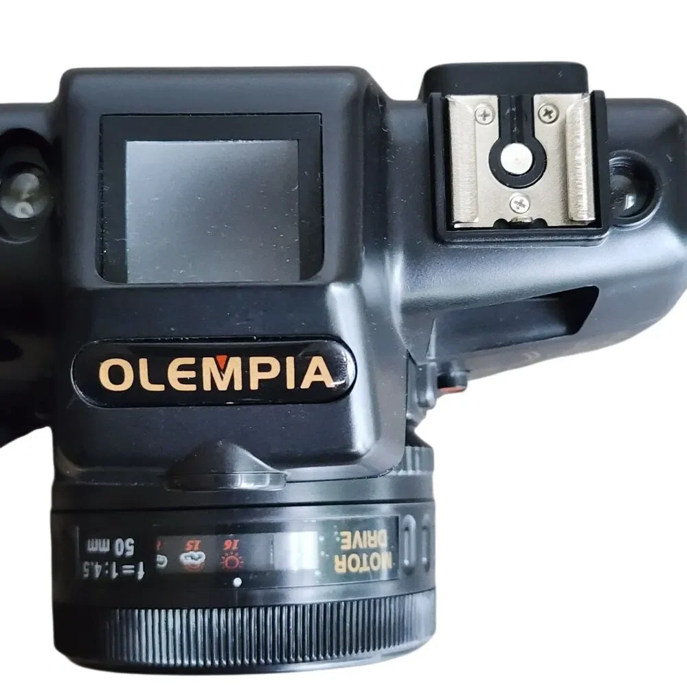 Vintage Olempia Big Royal View 35mm Film Camera Motor Drive 50mm Lens UNTESTED